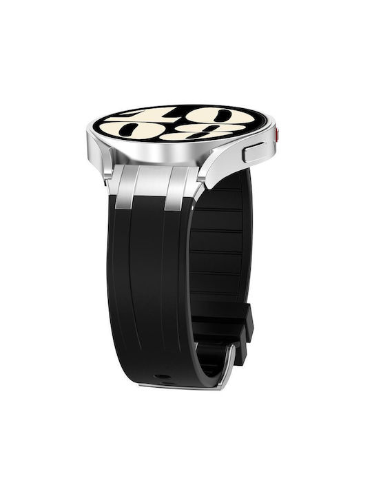 Λουράκι Σιλικόνης Ασημί (Amazfit Bip Lite)
