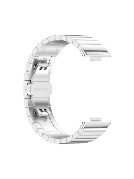 Huawei Watch Fit3 Ein Perle Rostfreier Stahl Silber