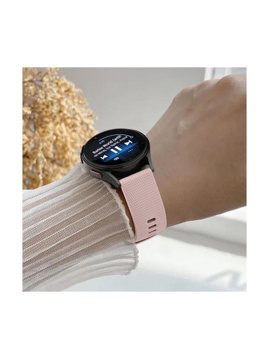 Каишка Силикон Розово злато (Garmin Vivoactive 5)