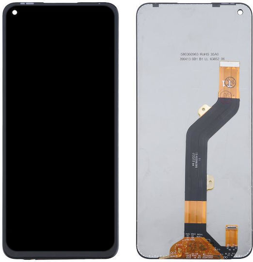 Οθόνη mit Touch-Mechanismus für Infinix Note 7 X690B, X690 (Schwarz)