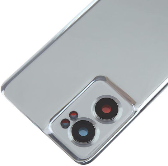 Oneplus Nord Ce 2 5g Γνήσιο Πίσω Κάλυμμα Μπαταρίας Κάλυμμα Φακού Κάμερας Ασημί