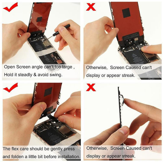 Mecanism de Atingere pentru iPhone 5C (Negru)