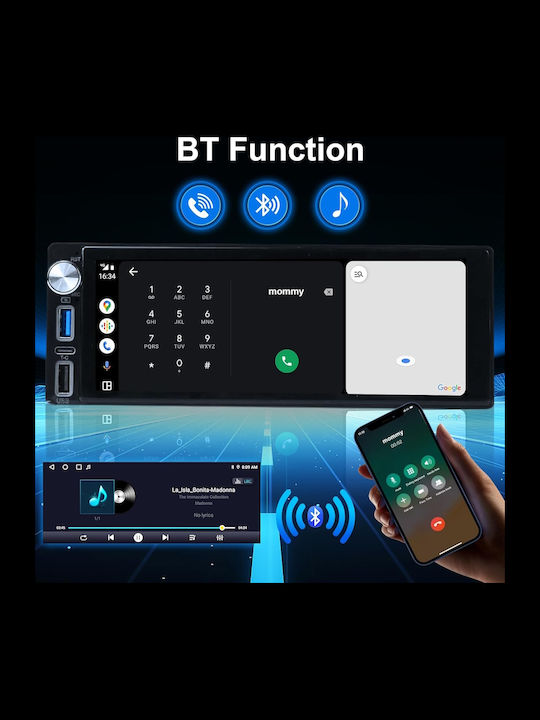 LM Digital Car Audio System 2011+ Bluetooth USB WiFi GPS Apple CarPlay Android Auto with 6.86" Touch Screen