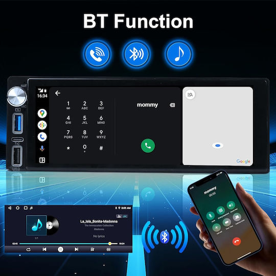 LM Digital Ηχοσύστημα Αυτοκινήτου 2011+ (Bluetooth/USB/WiFi/GPS/Apple-Carplay/Android-Auto) με Οθόνη Αφής 6.86"