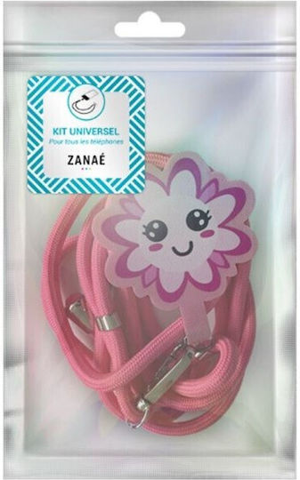 Zanae Necklace Lace Κινητό Ροζ Blossom Bright