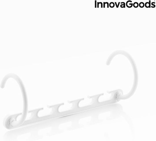 InnovaGoods Plusrobe Κρεμάστρα Ρούχων Λευκή V0100758 24τμχ