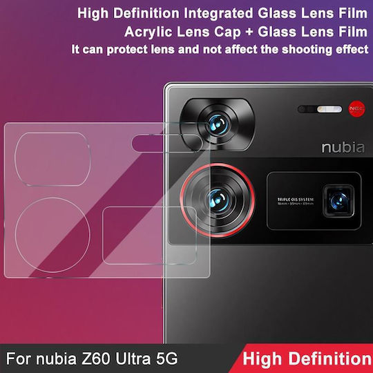 Πίσω Φακό Προστασία Κάμερας Tempered Glass Διάφανο για το ZTE nubia Z60 Ultra 5G