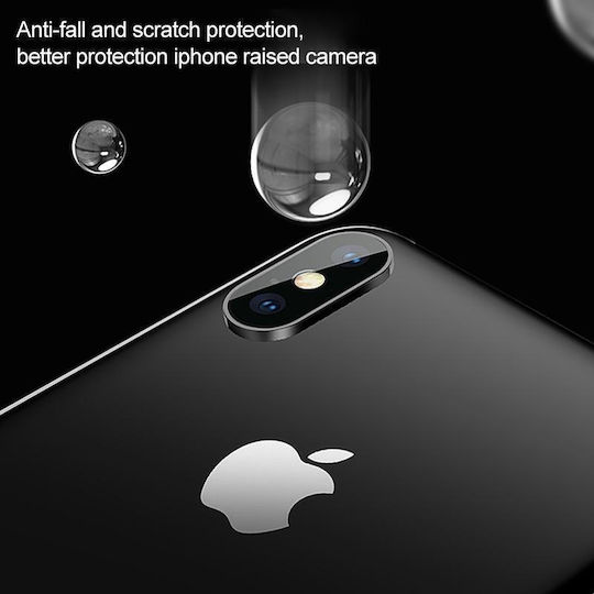 Camera Protection Metal Frame Silver for the iPhone X