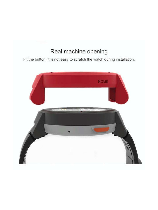 Plastikhülle in Orange Farbe für Amazfit Verge