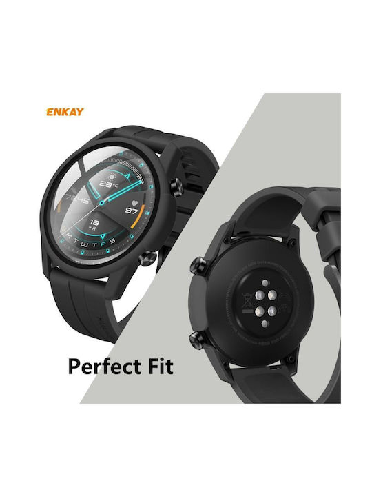 Hat-prince Plastikhülle in Transparent Farbe für Huawei Watch GT 2 42mm