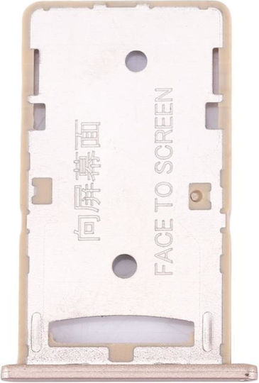 Υποδοχή Κάρτας Sim Sim Χρυσό για Redmi 4a Xiaomi Redmi 4A