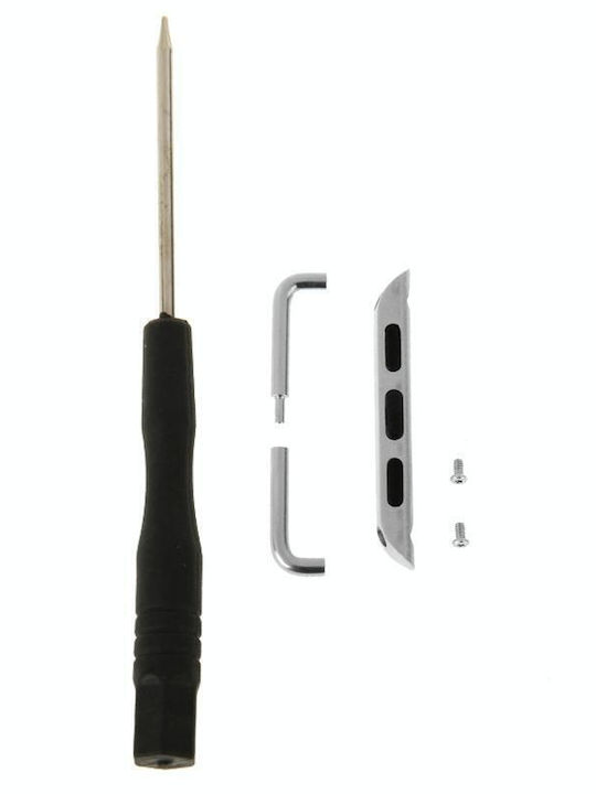 Strap Connectors for Apple Watch (42mm) Silver