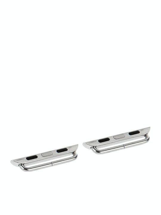 Strap Connectors for Apple Watch (42mm) Silver