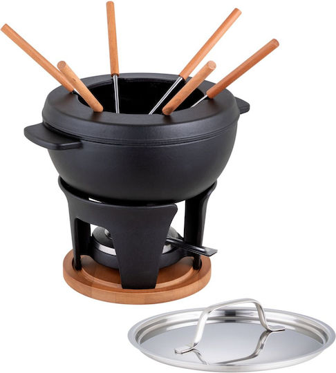 Kuhn Rikon Vas pentru Fondue cu lumină de ceai Din fonta Negru 42buc