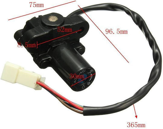 Yamaha R1 1992-2013 Motorcycle Fuel Tank Cap Electric Door Lock Assembly Ts-r1-a