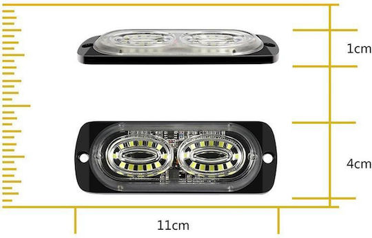 Lumina de Volum a Camionului 12 / 24V - Galben TBD0604241801A