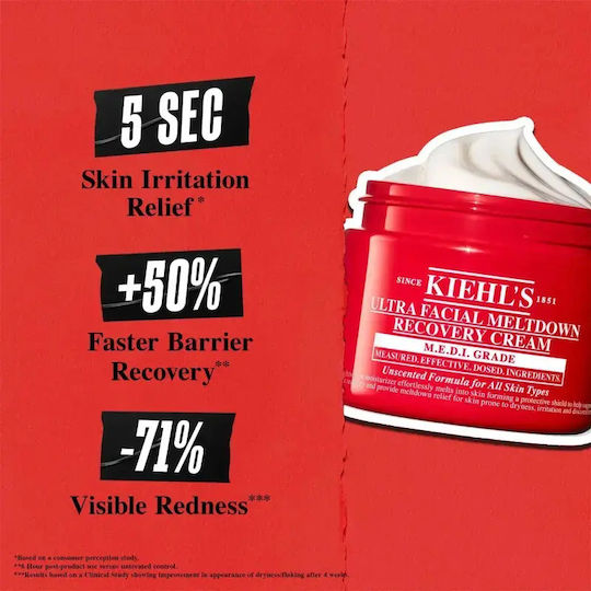 Light Regenerating Cream Kiehl's Ultra Facial Meltdown Recovery Cream Capacity Ml 50