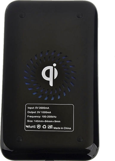 Qi Charging Receiver micro USB-B in Black color