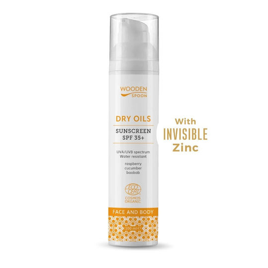 Wooden Spoon Mineral Αντηλιακή Λοσιόν Προσώπου & Σώματος SPF35+ 100ml