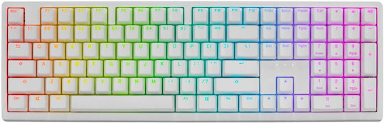 Ducky Zero 6108 Wireless Gaming Mechanical Keyboard with Cherry MX2A Blue switches and RGB lighting (English US) Blue