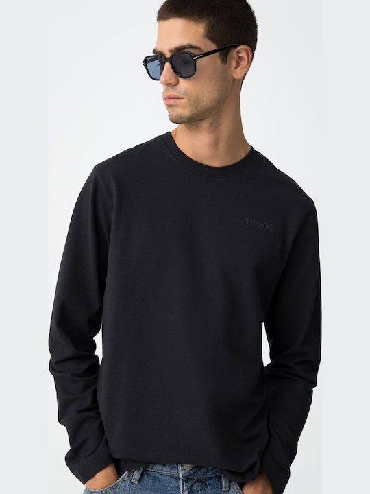 Herrenblusen Langarm Blau