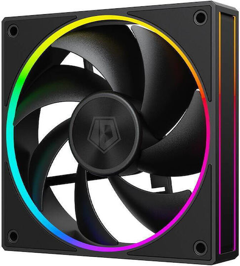 ID-Cooling Ventilator Pentru Carcasă 120mm (2000rpm / 78cfm) Cu Iluminare ARGB Și Conexiune 3-Pin