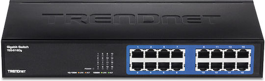 Trendnet TEG-S17D Unmanaged L2 Switch με 16 Θύρες Gigabit (1Gbps) Ethernet