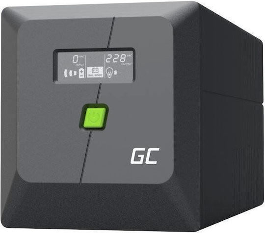 Green Cell UPSLP700 UPS Устройства (VI) Интерактивна Линия 1000VA 700W
