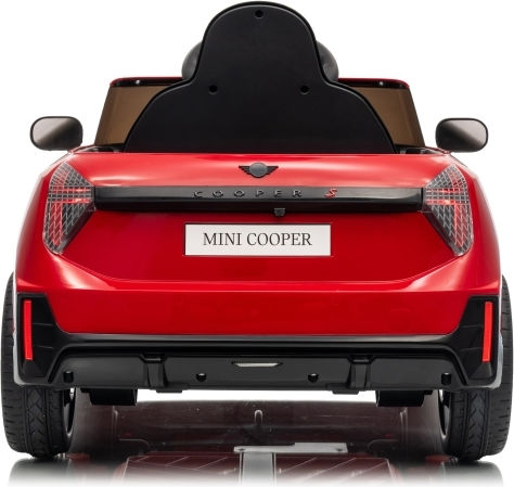 Mini Cooper S One-Seater with Remote Control Licensed 12 Volt Red for 2+ Years