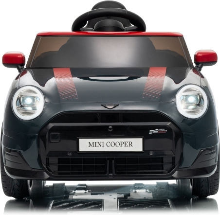Mini Cooper S One-Seater with Remote Control Licensed 12 Volt Black for 2+ Years