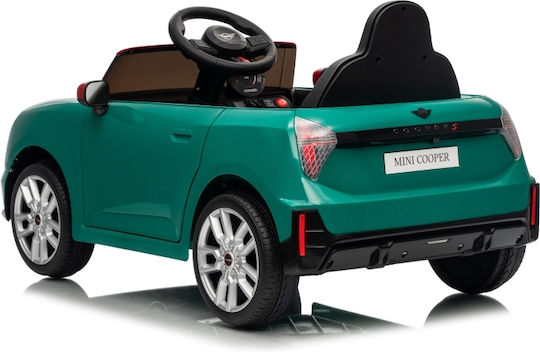 Mini Cooper S Едноместен с Дистанционно Управление Лицензиран 12 Волта Зелен За 2+ Години