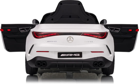 Mercedes CLE 53 AMG Einsitzer mit Fernbedienung Lizensiert 12 Volt Weiß für 2+ Jahre