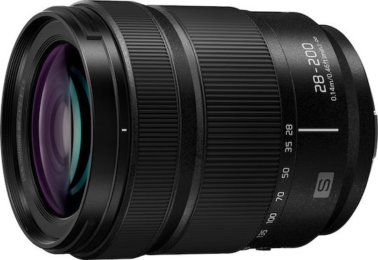 Panasonic Φωτογραφικός Φακός Lumix S 28-200mm F/4-7.1 Macro Μαύρος