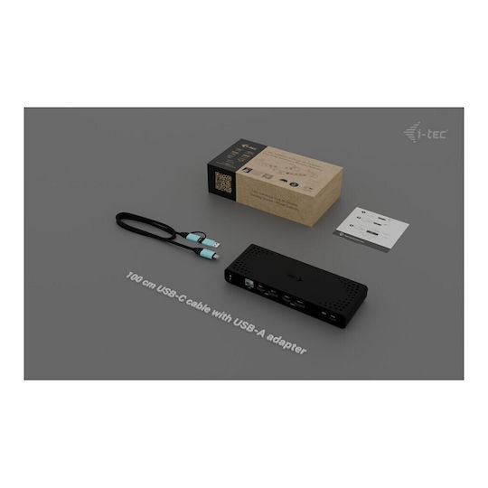 I-tec I-tec Universal Dual 4k Display Station Docking 2xdp 2xhdmi Lan Audio Power Delivery 85w 14176914 8595611707100
