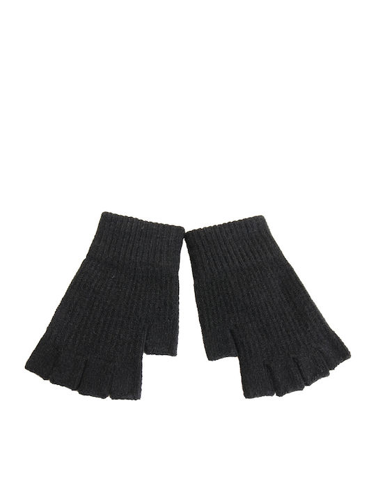 Schwarz Gestrickt Handschuhe