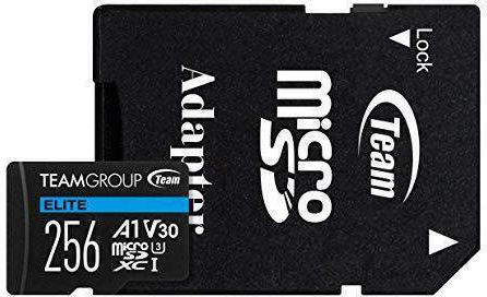 TeamGroup Elite microSDXC 256GB U3 V30 A1 UHS-I 90MB/s με αντάπτορα