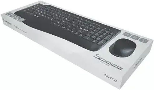 Serioux NK9810WR Безжично Комплект клавиатура и мишка Английски US Черен