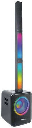 Ibiza Sound Monolite Set Sub cu 3 coloane de sunet EUR-OPE-1552 Set cu Autoamplificate Subwoofer PA 350W 12" 37x46x42cm.
