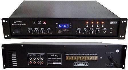 LTC Audio PAA150BT Integrat Amplificator PA cu 4 Zone 90W/100V și Conexiuni USB/FM/Bluetooth
