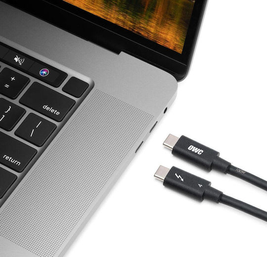 OWC Thunderbolt 4 Cable Μαύρο 0.7m (OWCCBLTB4C0.7M)