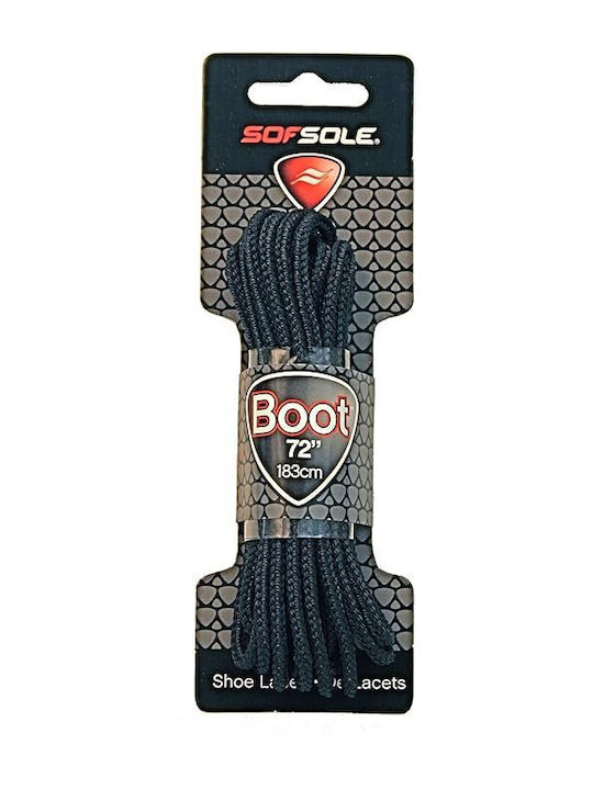 Sofsole Boot Waxed Laces Black