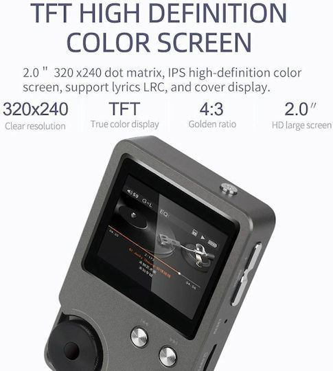 MP3 Player (64GB) cu ecran TFT Argintiu TBD0605093902A