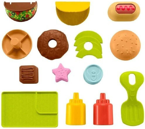 Fisher Price 4-in-1 Einkaufskorb mit Geräuschen Türkis