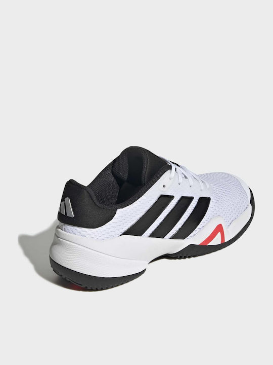 Barricade Kids Sports Shoes Tennis with Laces White