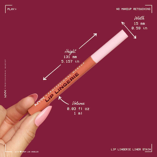 NYX Professional Makeup Lip Lingerie Μολύβι Χειλιών 07 Cuff Me