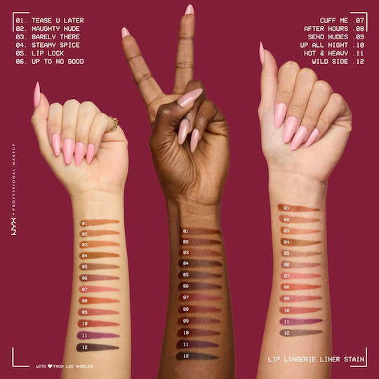 NYX Professional Makeup Lip Lingerie Μολύβι Χειλιών 07 Cuff Me