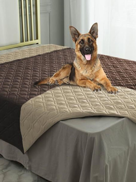 Wikehoex Teppich für Hunde Braun 75x175cm Wikehoex Teppich für Hunde Braun 75x175cm