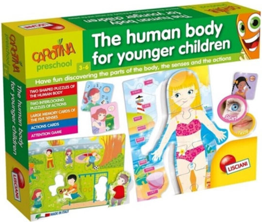 Real Fun Toys Το Ανθρώπινο Σώμα Εκπαιδευτικό Παιχνίδι Γνώσεων για 3-6 Ετών