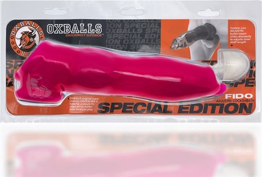 Oxballs Fido Penis Enlargement Sheath Sleeve Pink