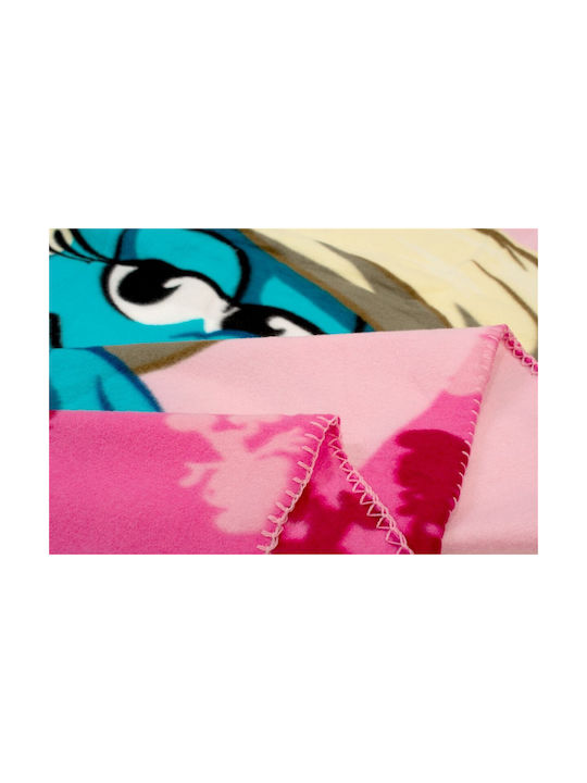 Peyo Blanket Fleece Pink 140x100cm